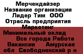 Мерчендайзер › Название организации ­ Лидер Тим, ООО › Отрасль предприятия ­ Маркетинг › Минимальный оклад ­ 23 000 - Все города Работа » Вакансии   . Амурская обл.,Свободненский р-н